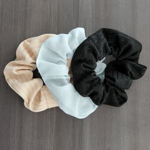 3pk Professional Scrunchies (Blue)
